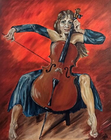 Painting titled "Passion" by Tatiana Brester, Original Artwork, Oil