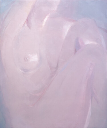 Painting titled "Pearl" by Tatiana Bugaenko, Original Artwork, Oil