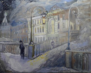 Painting titled ""Petersburg N.V. Go…" by Tatiana Bykova, Original Artwork, Oil