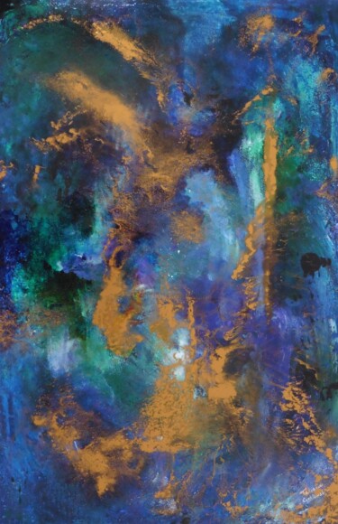 Pittura intitolato "rencontre-6-5" da Tatiana Cyrklewski, Opera d'arte originale, Altro
