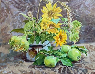 Painting titled "The smell of summer" by Tatiana Danylenko, Original Artwork, Oil