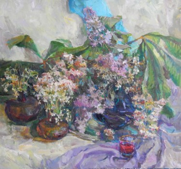 Картина под названием ""Spring Still Life"" - Tatiana Didenko, Подлинное произведение искусства, Масло