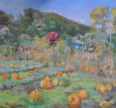 Картина под названием ""Sednivskie pumpkin"" - Tatiana Didenko, Подлинное произведение искусства, Масло