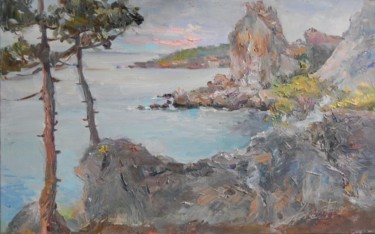 Painting titled ""Evening Simeis"" by Tatiana Didenko, Original Artwork, Oil