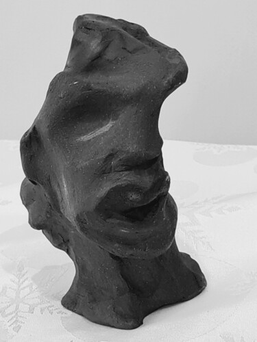 Sculpture titled "crying" by Tatiana Efremova, Original Artwork, Ceramics