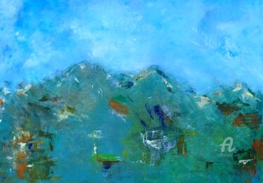 Картина под названием "BREATH OF FREEDOM (…" - Tatiana Fox'Tena, Подлинное произведение искусства, Акрил Установлен на Дерев…