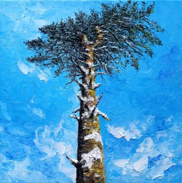 Peinture intitulée "Pine" par Tatiana Fox'Tena, Œuvre d'art originale, Huile