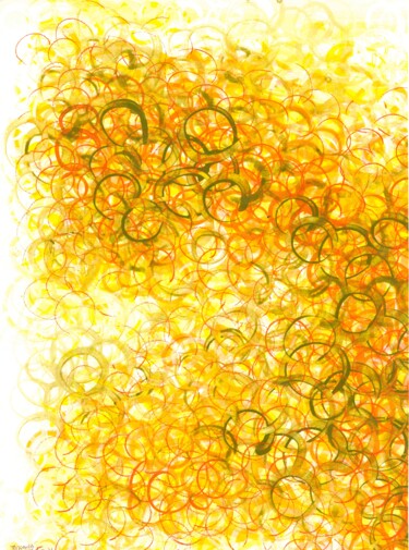 Peinture intitulée "Amarillo 17" par Tatiana Grisel, Œuvre d'art originale, Acrylique