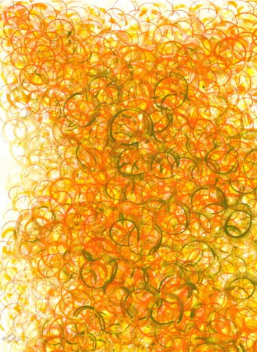Painting titled "Yellow 19" by Tatiana Grisel, Original Artwork, Acrylic