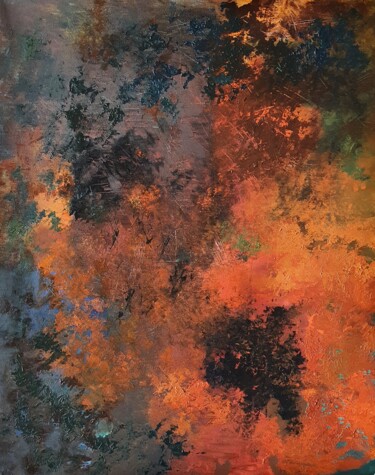 Rust Painting titled "Rust" by Tatiana Karchevskaya, Original Art, Oil