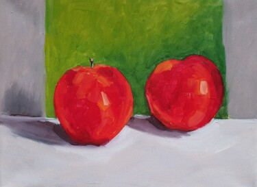 Pittura intitolato "Apples" da Tatiana Karchevskaya, Opera d'arte originale, Olio
