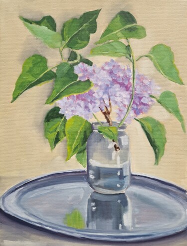 Картина под названием "Lilac (22)" - Tatiana Karchevskaya, Подлинное произведение искусства, Масло