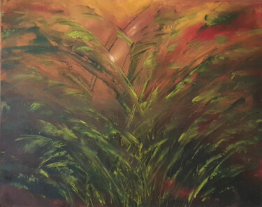 Картина под названием "Wind" - Tatiana Karchevskaya, Подлинное произведение искусства, Масло Установлен на Деревянная рама д…