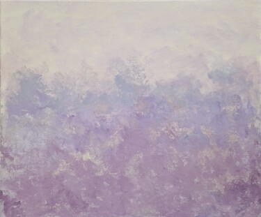 Painting titled "Mysterious landscap…" by Tatiana Karchevskaya, Original Artwork, Acrylic