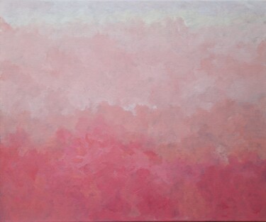 Peinture intitulée "In pink clouds" par Tatiana Karchevskaya, Œuvre d'art originale, Acrylique