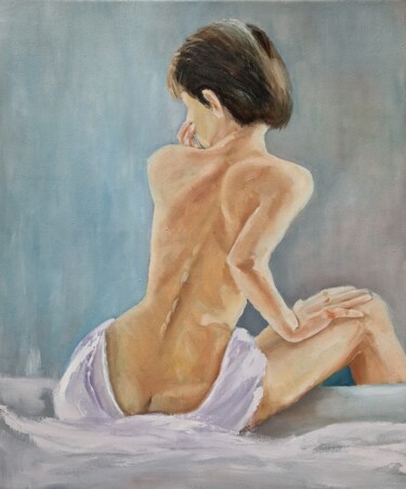 Painting titled "Morning (1)" by Tatiana Karchevskaya, Original Artwork, Oil