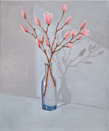 Malerei mit dem Titel "Gentle Still life" von Tatiana Karchevskaya, Original-Kunstwerk, Öl