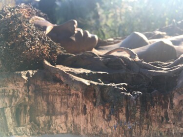 Sculpture intitulée "L' endormie 2" par Tatiana Lasselin, Œuvre d'art originale, Argile