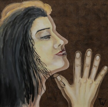 Картина под названием "Дыши со мной" - Татьяна Лысова, Подлинное произведение искусства, Масло