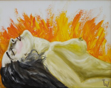 Картина под названием "Страсть" - Татьяна Лысова, Подлинное произведение искусства, Масло