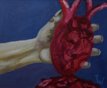 Картина под названием "Жаль разбитое" - Татьяна Лысова, Подлинное произведение искусства, Масло