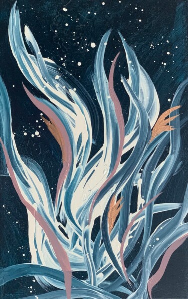 Painting titled "Deep sea" by Tatiana Malinovscaia, Original Artwork, Acrylic