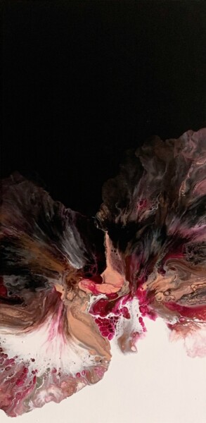 Pittura intitolato "Black and colorful…" da Tatiana Malinovscaia, Opera d'arte originale, Acrilico