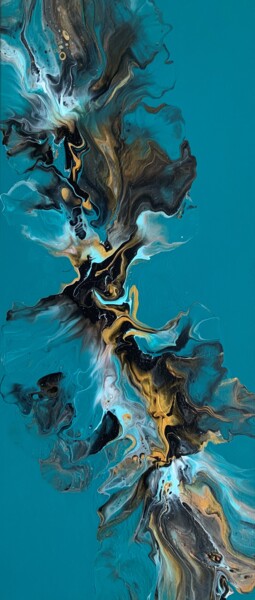 Schilderij getiteld "Dancing fantasy Ori…" door Tatiana Malinovscaia, Origineel Kunstwerk, Acryl