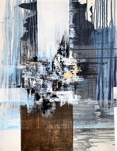 Peinture intitulée "Blue Dream" par Tatiana Malinovscaia, Œuvre d'art originale, Acrylique