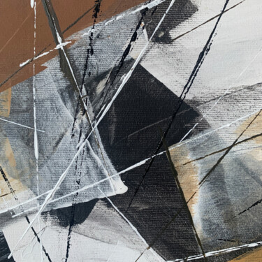 Картина под названием "Large geometrical a…" - Tatiana Malinovscaia, Подлинное произведение искусства, Акрил