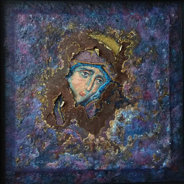 Картина под названием "view of the universe" - Tatiana Medvedeva, Подлинное произведение искусства, Камень