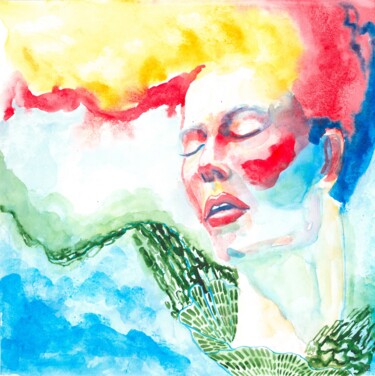 Peinture intitulée "Harmony" par Tatiana Myreeva, Œuvre d'art originale, Aquarelle