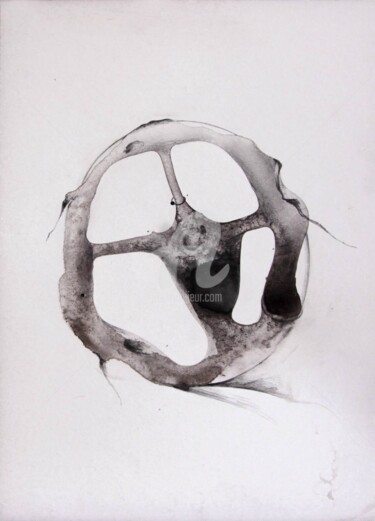 Картина под названием "Wheel of Life" - Tatiana Nikolaenko, Подлинное произведение искусства