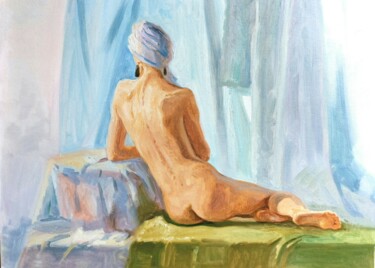 Malerei mit dem Titel "Roxolana" von Tatiana Popova, Original-Kunstwerk, Öl