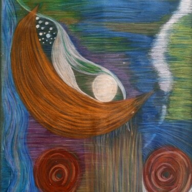 Peinture intitulée "ASATO MA (MANTRA)" par Tatiana Rogova, Œuvre d'art originale, Pastel