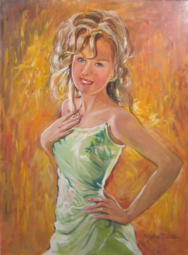 Картина под названием "Anna" - Tatiana Rozova, Подлинное произведение искусства, Масло
