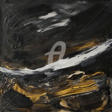 Pittura intitolato "Thunders and floods…" da Tatiana Soteropoulos, Opera d'arte originale, Acrilico