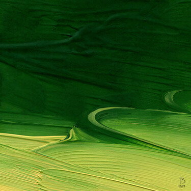 Peinture intitulée "green experience #1" par Tatiana Vyshlova, Œuvre d'art originale, Acrylique