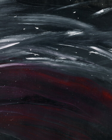 Painting titled "Night#2" by Tatiana Vyshlova, Original Artwork, Acrylic