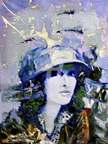 Картина под названием "Ася Немченок" - Tatiana Zakharova, Подлинное произведение искусства, Масло