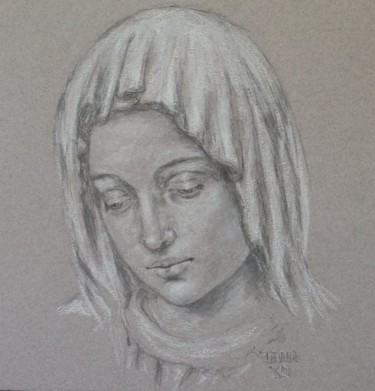 Peinture intitulée "Da Vinci" par Tatiana Claux, Œuvre d'art originale, Autre