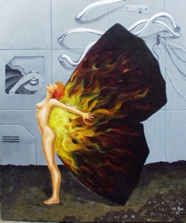 Pintura titulada "Metamorfosis" por Tatiana Loy, Obra de arte original, Oleo