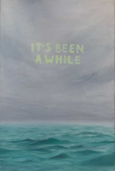 Картина под названием "It's been a while" - Tatiana Sirius, Подлинное произведение искусства, Масло