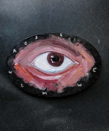 Картина под названием "The eye 2" - Tatiana Sirius, Подлинное произведение искусства, Акрил