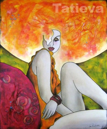 Peinture intitulée "Rêve de Jour" par Tatieva, Œuvre d'art originale