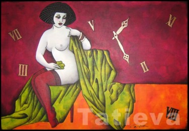 Peinture intitulée "L'Impératrice des H…" par Tatieva, Œuvre d'art originale, Huile