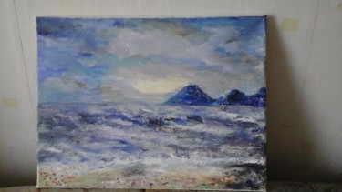 Картина под названием "sea" - Tatjana Barova, Подлинное произведение искусства, Масло