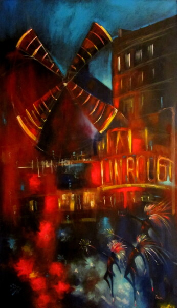 Le-Moulin-Rouge.jpg, Pintura por Krikor Simonian