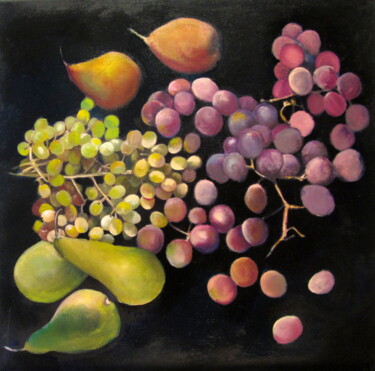 Painting titled "Fruit still life" by Tatjana Gurbo, Original Artwork, Oil