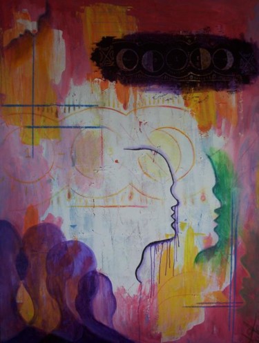 Painting titled "neurosis perfecta" by Eduardo Acevedo Candelaria, Original Artwork